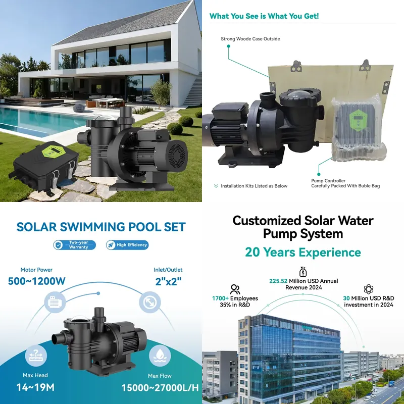 Solar Pool Pump Kit - Producent Veichi dostarcza 2-calowy 500W kontroler