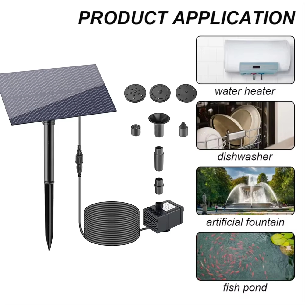 Solar Pool Pump Kit - Zestaw mini pompy solarnych 5W 5V