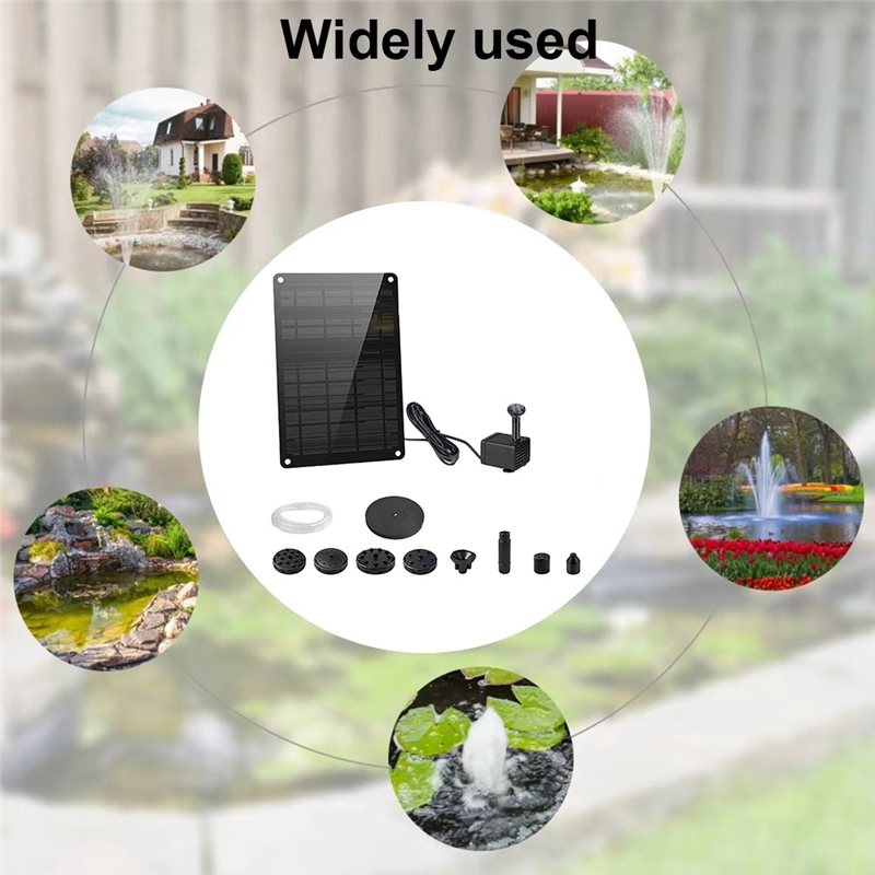 TKOH-Solar Fountain 9W Zasilan – Solar Pool Pump Kit recenzja i cena