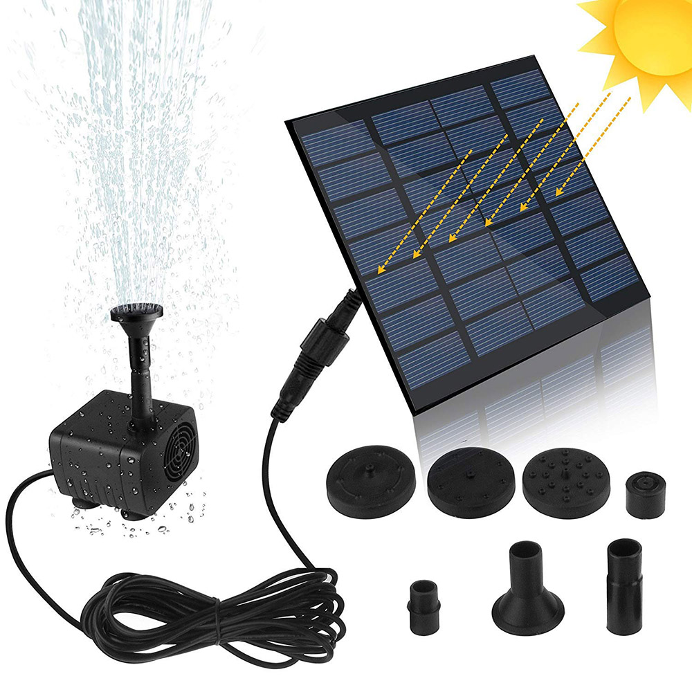 Mini pompa fontanna solarna po – Solar Pool Pump Kit recenzja i cena