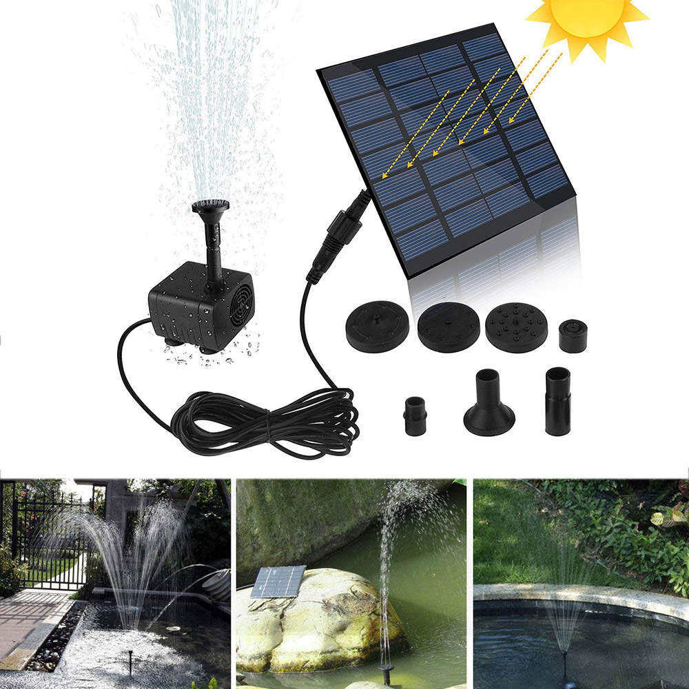 Mini pompa fontanna solarna po – Solar Pool Pump Kit recenzja i cena